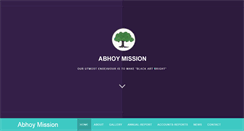 Desktop Screenshot of abhoymission.org